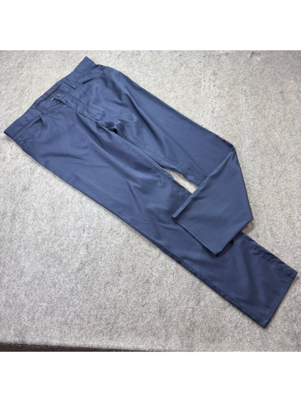 Brooks Brothers 5-Pocket Pants Men 36 x 32 Blue Navy Stretch Slim Performance